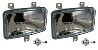 2X H4 Scheinwerfer M. Fernlicht U. Abblendlicht Und 24V GlüHbirnen FüR Traktoren