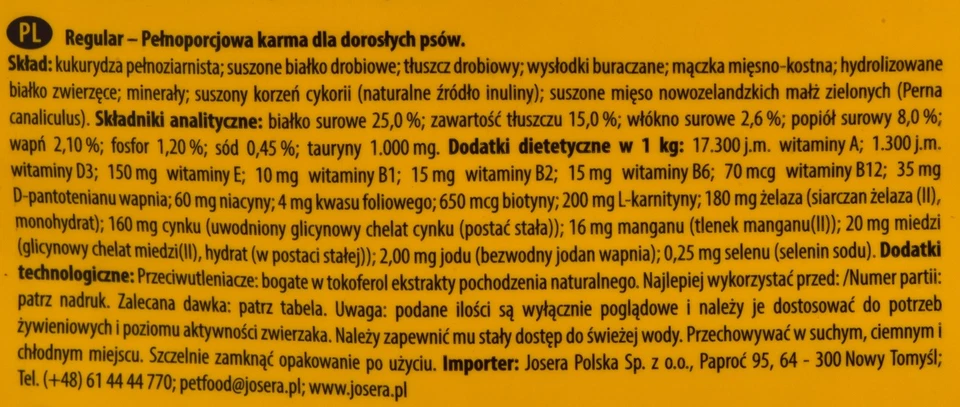 4032254770695 JOSERA JosiDog Regular - Trockenfutter für Hunde - 15 kg JOSERA - Bild 3 von 3