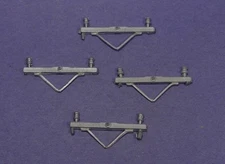 O SCALE UTILITY POLE 2 WIRE CROSS ARMS WISEMAN MODEL SERVICES DETAIL PARTS O279