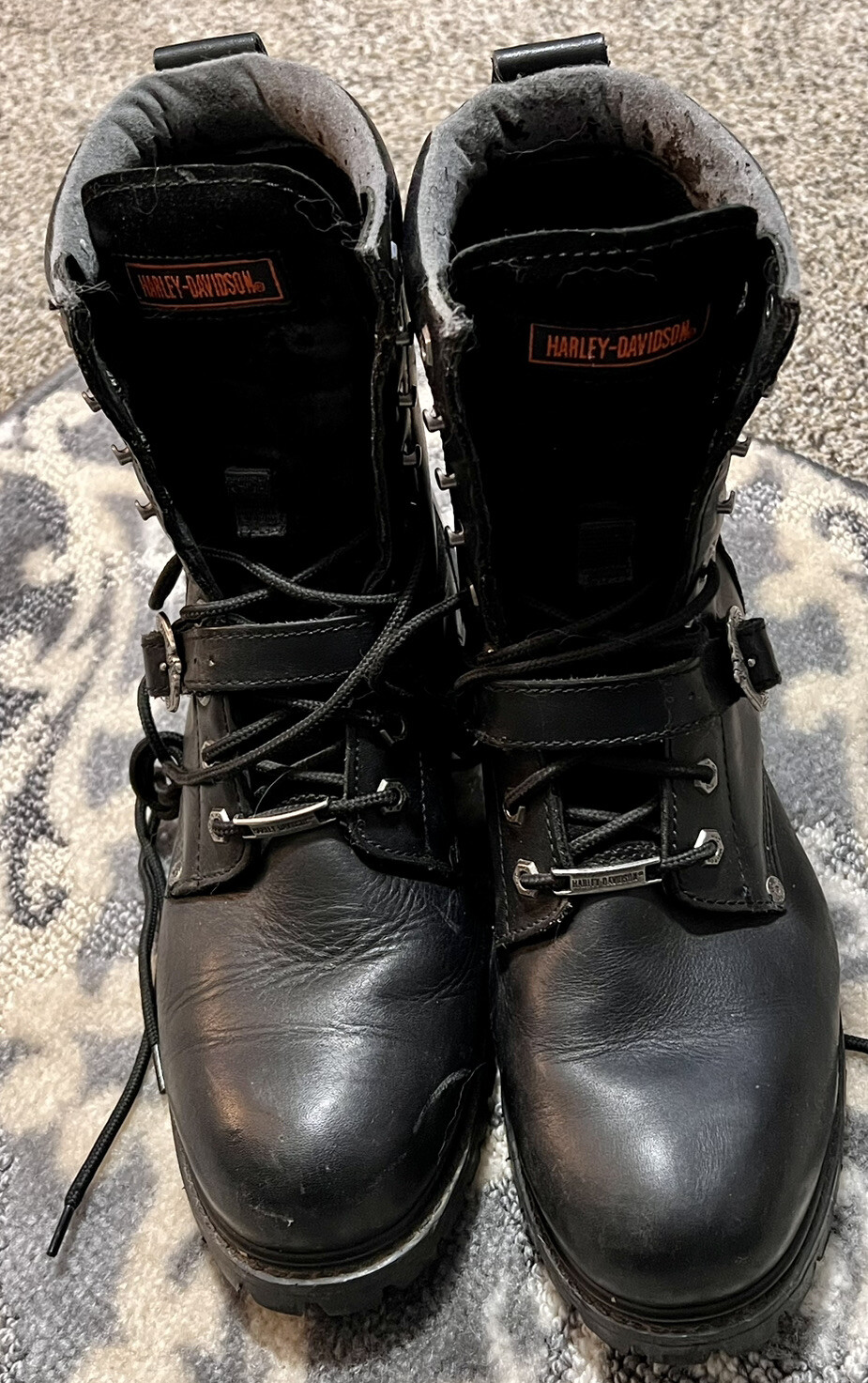 harley davidson mens boots used 12. Barely Worn. Lots… Gem