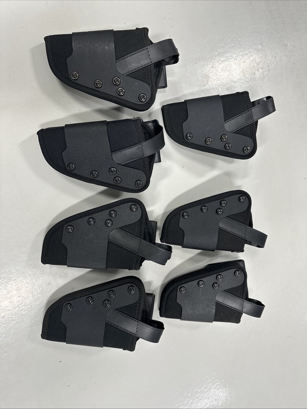 7 Uncle Mike's Nylon Jacket Slot Dual Retention Holster LOT Free Shipping Size 2