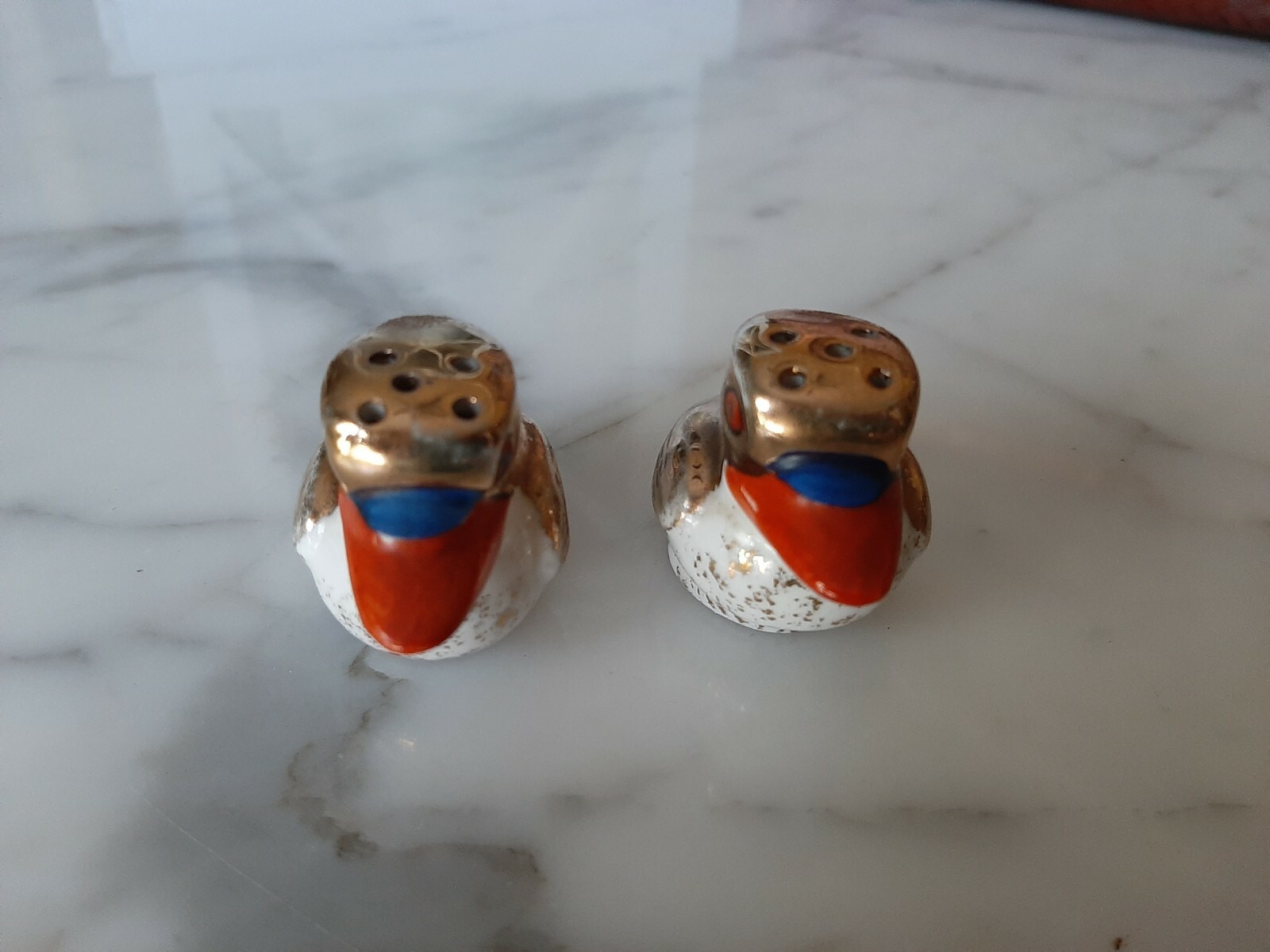 Vintage 1950's KOOKABURRA Bird Salt And Pepper Shakers Hand Painted Made Japan eBay