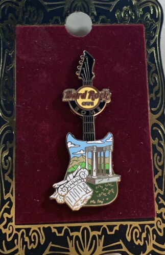 Hard Rock Cafe ROME 2010 Roman Ruins City Guitar PIN New on Card! - HRC #56953 - 第 1/1 張圖片