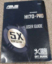 Asus Motherboard H170 Pro User Guide E10812 Paperback 2015