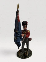 W. Britain 36027 Napoleonic British 42nd Black Watch Ensign