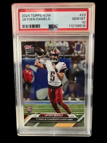 Jayden Daniels 2024 Topps Now #23/45764 PSA 10 Gem Mint (RC) 💎