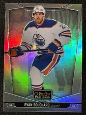 2024-25 O-Pee-Chee Platinum #146 Evan Bouchard Rainbow Parallel Edmonton Oilers