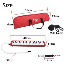37 Piano Keys Melodica Musical Instrument With Carrying Bag For LPSL