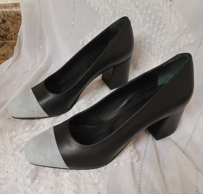 MARYAM NASSIR ZADEH Pumps Block Heels Shoes Designer size 37 fits size 7 