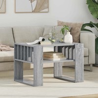 Couchtisch Sonoma-Grau 66 X 49,5 X 45 Cm Holzwerkstoff