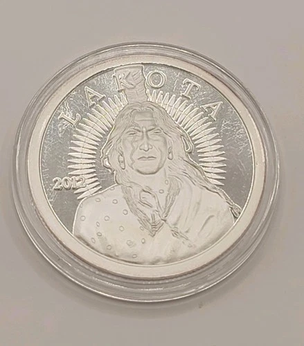 2012 Lakota .999 1oz Proof Silver Round- Indian- Crazy Horse