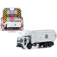 GREENLIGHT 45080 C 2019 MACK LR REFUSE GARBAGE TRUCK "DSNY" WHITE DIECAST 1:64