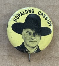 1950  s Hopalong Cassidy Pinback