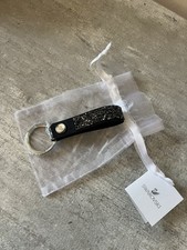 Genuine Swarovski Crystal Black Keyring