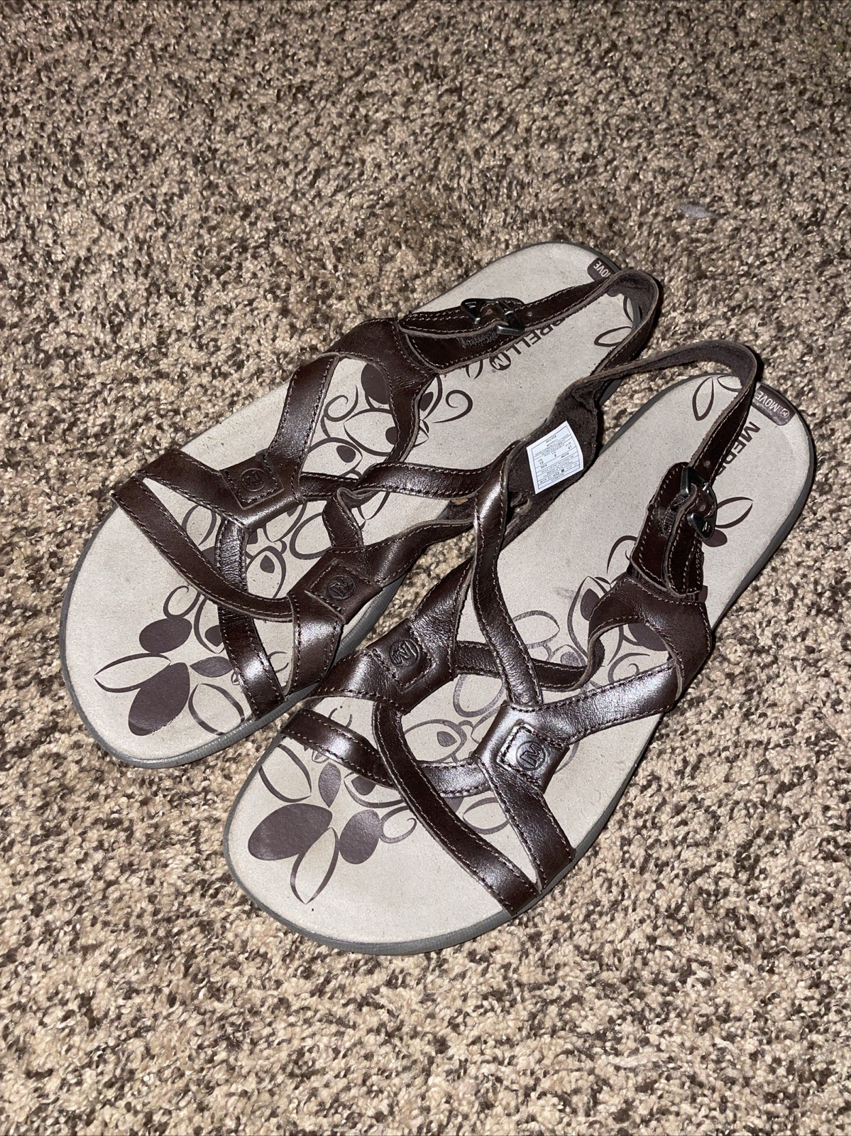 APL merrell sandali donna marroni slingback taglia 10