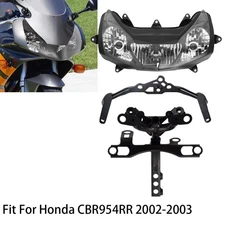 Front Headlight & Upper Fairing Stay Bracket Fit For Honda CBR954RR 2002-2003