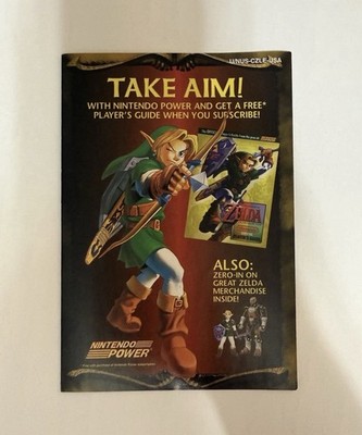 Nintendo 64 Legend of Zelda Ocarina of Time Insert U/NUS-CZLE-USA