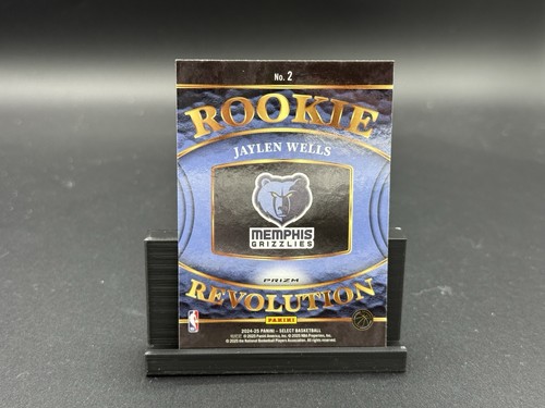 2024-25 Panini Select - Rookie Revolution Jaylen Wells #2 Tectonic Wave (RC) - Picture 3 of 3