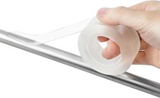 Curtain Rod Slide Smooth Tape, Clear Shower Curtain Rod Cover, Silent Curtains