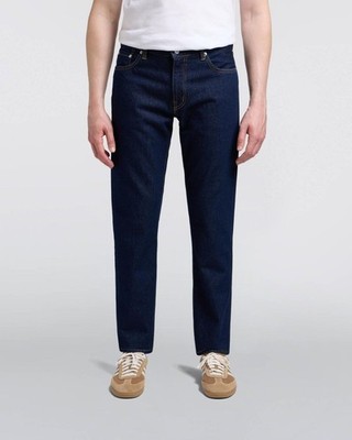 Edwin Regular Tapered Jeans (W34 L32) Blue - Rinsed Denim Made In Japan RRP £135