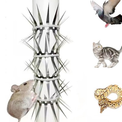 Animal Repeller Defender, Stainless Steel Sharp Blade Spikes Scarer Device,De...
