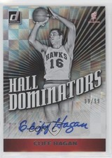 2019-20 Panini Donruss Hall Dominator Signatures 39/99 Cliff Hagan Auto HOF 7ut