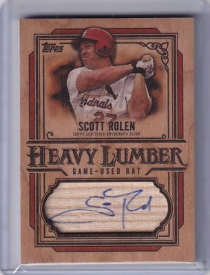 メジャーリーグ　カード　SCOTT ROLEN 2025 Topps Baseball Scott Rolen Heavy Lumber Auto | eBay