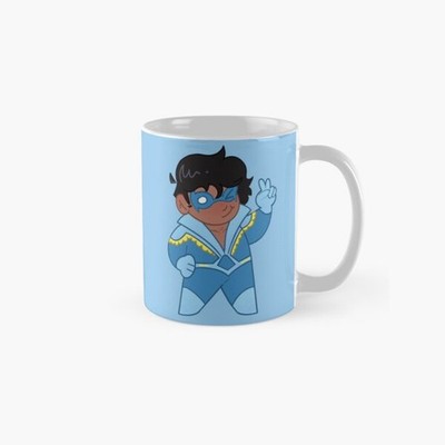 DC Comics Nightwing Blue Discowing Suit White Coffee Mug 11-15oz