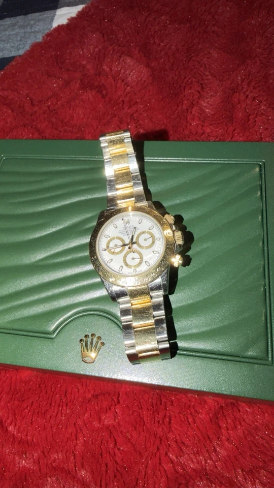 Rolex Cosmograph Daytona 18 quilates amarelo dois tons - Imagem 4 de 4