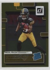 2022 Panini Donruss Rated Rookie Press Proof Gold 46/50 Calvin Austin III 05gy