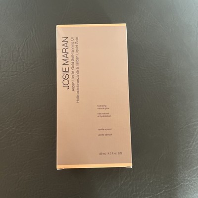 Josie Maran Argan Liquid Gold Self Tanning Body Oil Vanilla Apricot 4.3 oz/129ml