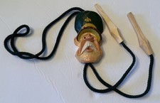 Bill Burch Hand Carved Wooden Bolo Tie Slide Boy Scout 20396