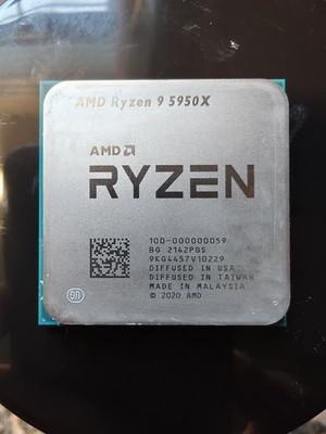 AMD Ryzen 9 5950X 16-Core 32-Thread Unlocked Socket AM4 CPU Processor
