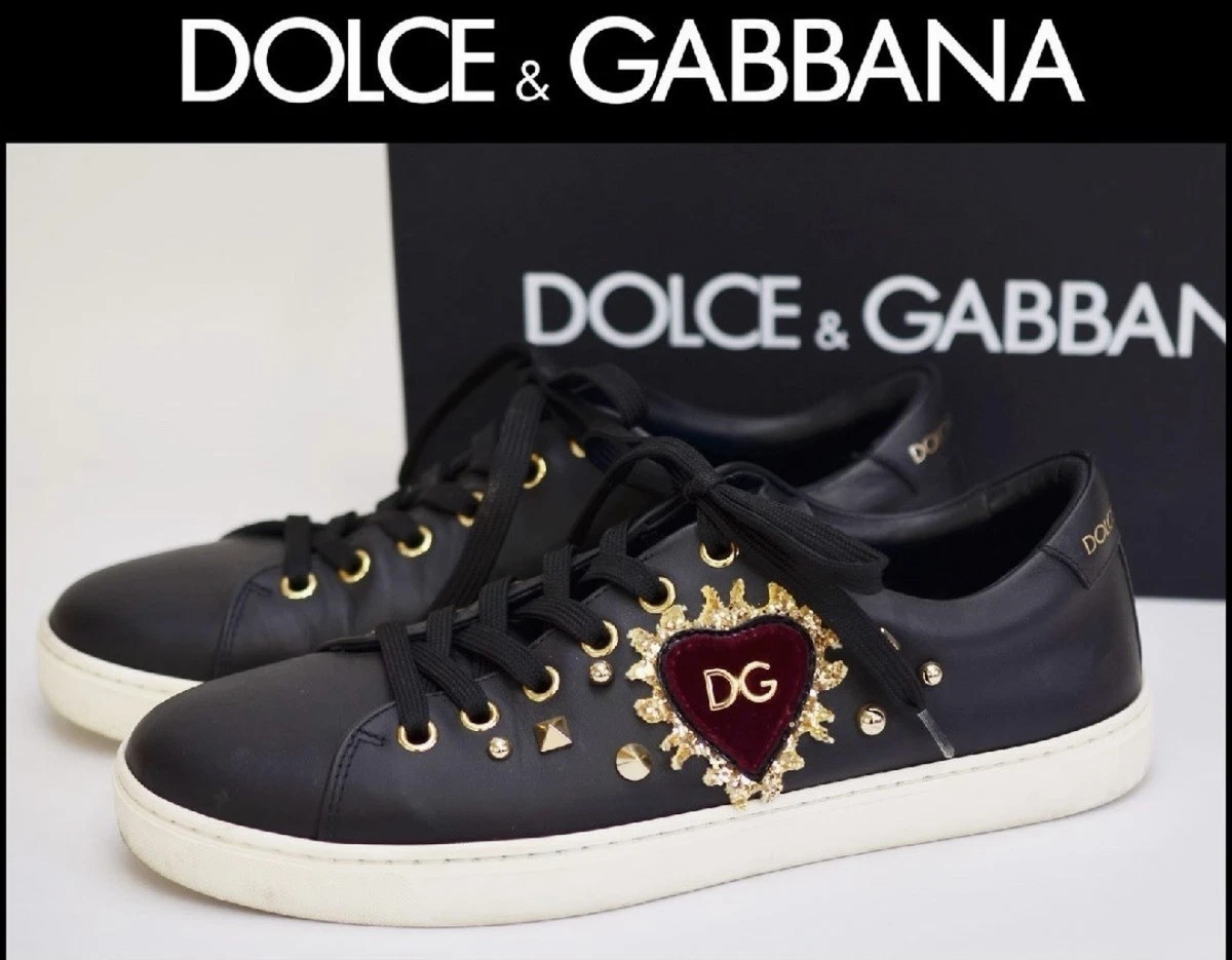 Dolce&Gabbana Black Leather Athletic Shoes for Women for sale | eBay