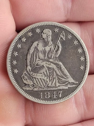 1847 Seated Liberty Half Dollar