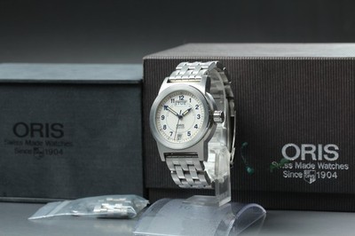 [N MINT/Full set]  ORIS Big Crown 7501 AT White Dial Day/Date Mens Watch Vintage
