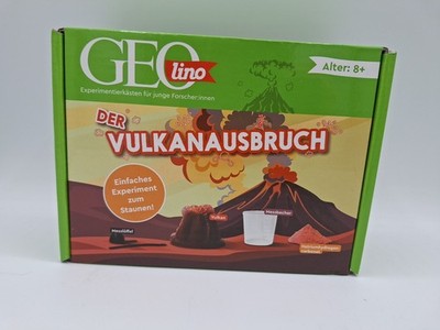 Geolino ''Der Vulkanausbruch'' Experimentierkasten für junge Forscher Neu (S165)
