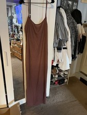 Plus Size Pretty Little Things Waffle Pattern Sleeveless Maxi Dress, Size 20