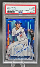 🥇PSA 10🥇 2025 Topps Finest - Finest Autographs Roki Sasaki Blue Refractor /99 