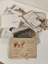 Lot anciennes enveloppes philatélie timbrées, courrier vintage, collection