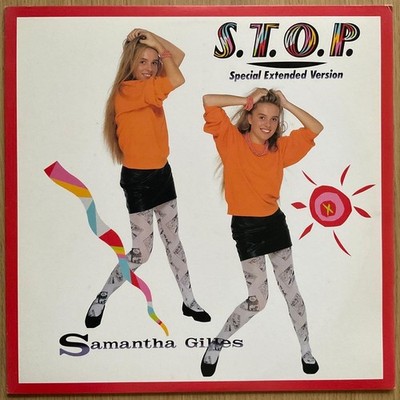 Samantha Gilles 12'' S.T.O.P. Single Dance Music Record Vinyl