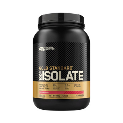 Optimum Nutrition 100% Whey Gold Isolate (2.05lbs) Strawberry (69,84 EUR/kg)