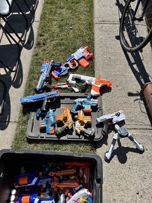 Assortment Of NERF N-strike Elite Hyperfire Blaster, Rival, Nerf laser tag, Etc