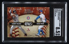 2004 Donruss Leather & Lumber Rivals /2499 Albert Pujols Mark Prior SGC 8.5 0os7