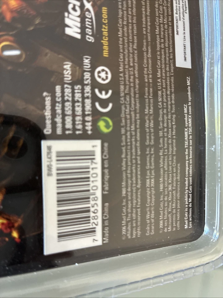 Consola Gears of War Xbox 360 Emergence Day MadCatz Skinz placa frontal nueva Foto 3 de 3