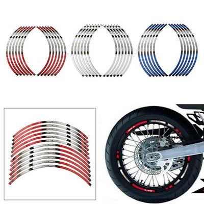 RIM 17'' Stripes Wheel Decals Tape Stickers For SUZUKI DRZ DR-Z 400SM 2005-2019