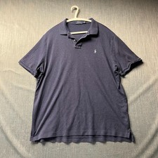 Polo Ralph Lauren Men's Polo Shirt Size XL Blue Classic Short Sleeve 100 Cotton