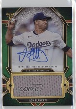 2024 Triple Threads Single Jumbo Relics Emerald 11/50 Jack Flaherty Auto 12kh