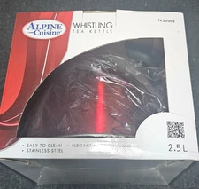 2.5 Liter Alpine Cuisine Whistling Kettle Stainless Steel Lid