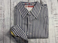 Mens Robert Graham Shirt Sz L Button Down GREAT Condition 0657